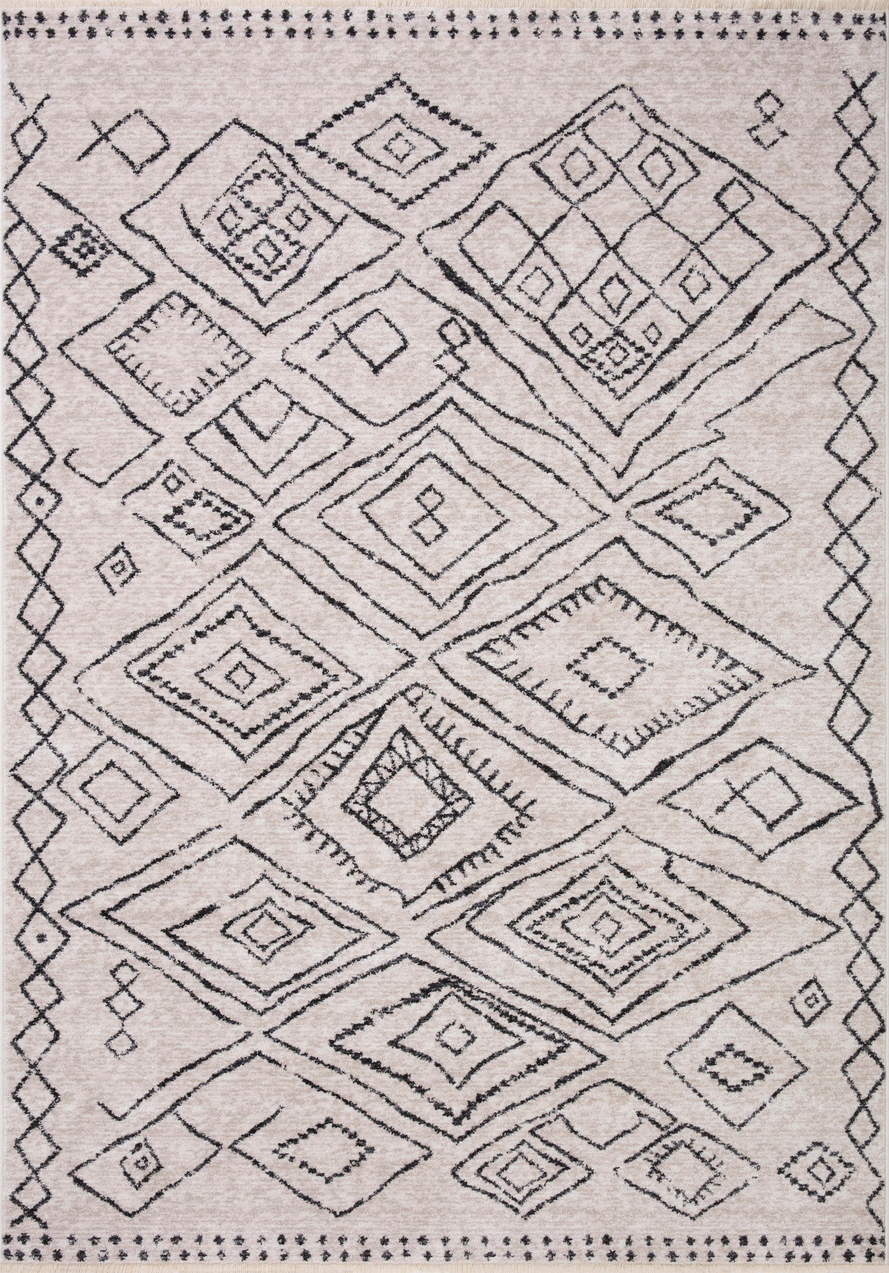 Loloi II | Vance Collection | Dove / Charcoal | VAN-06