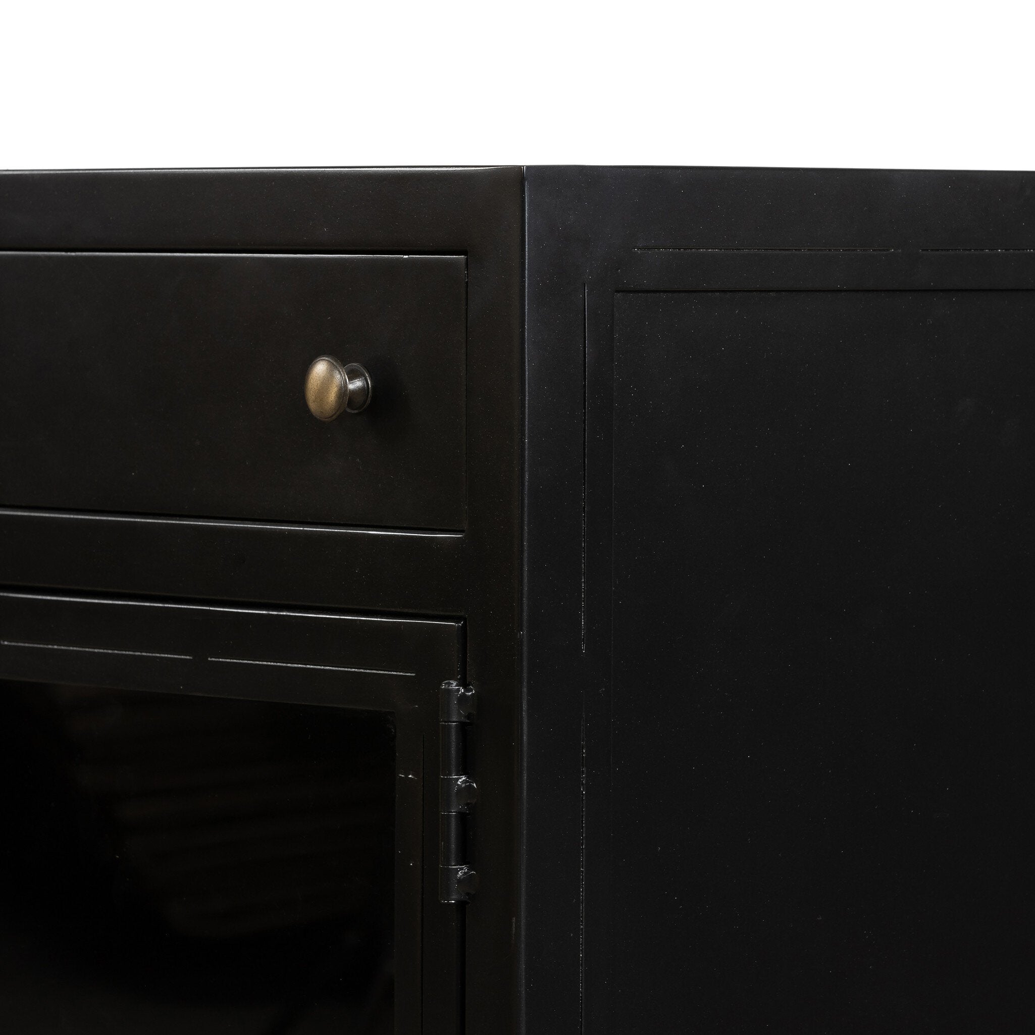 Shadow Box Media Console - Black