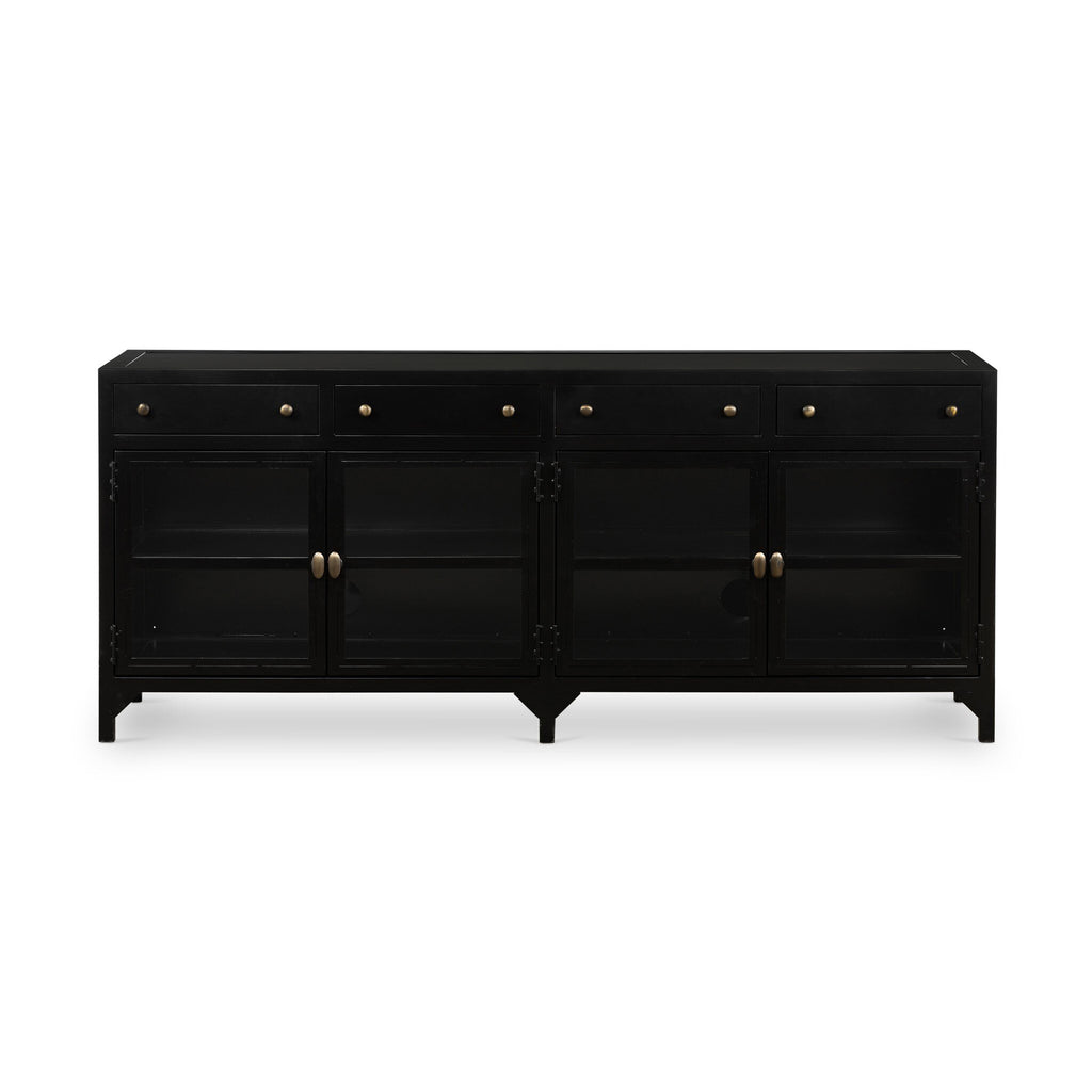 Shadow Box Media Console - Black