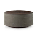 Crosby Round Coffee Table - Natural Peroba