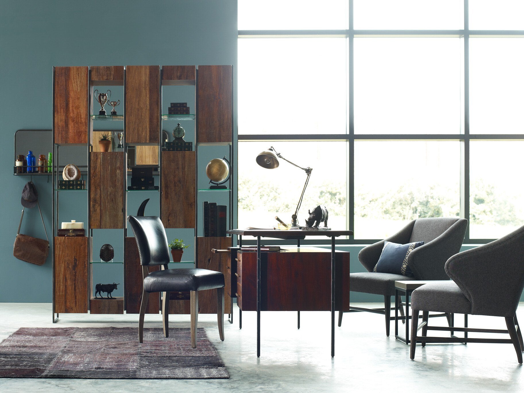 Lauren Desk - Natural Peroba