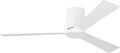 Rozzen 52 Hugger Ceiling Fan | Blades Matte White
