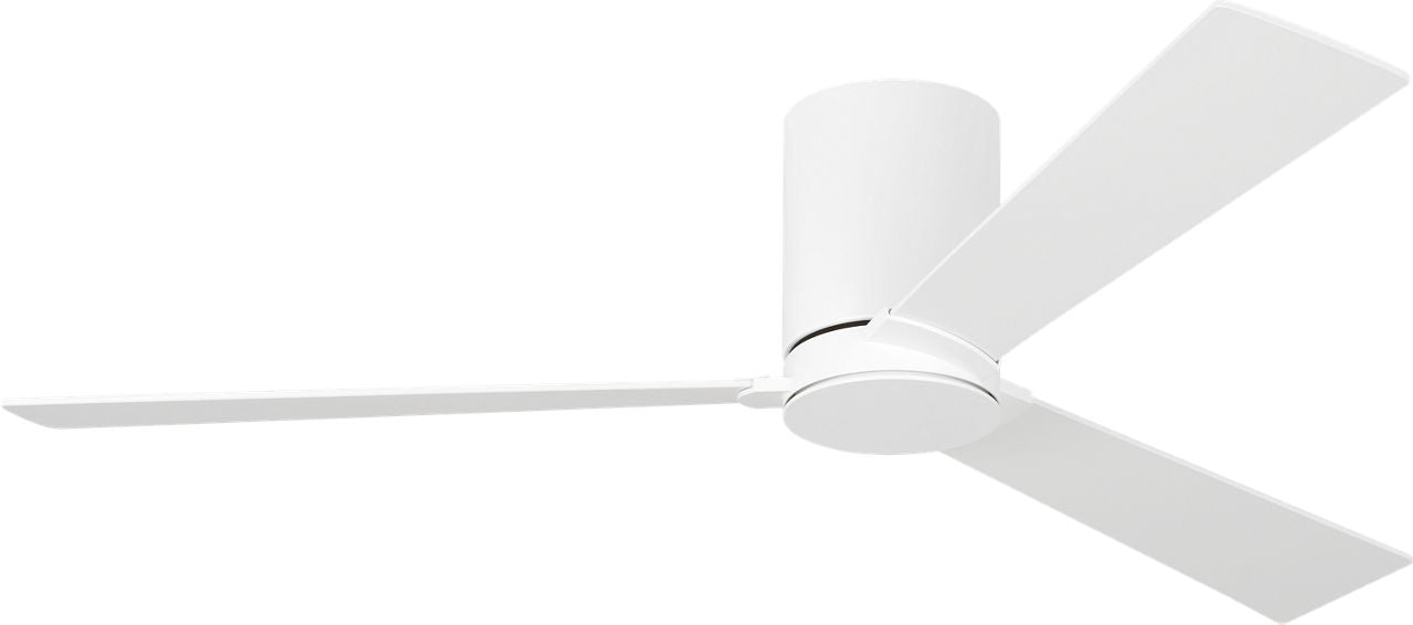 Rozzen 52 Hugger Ceiling Fan | Blades Matte White