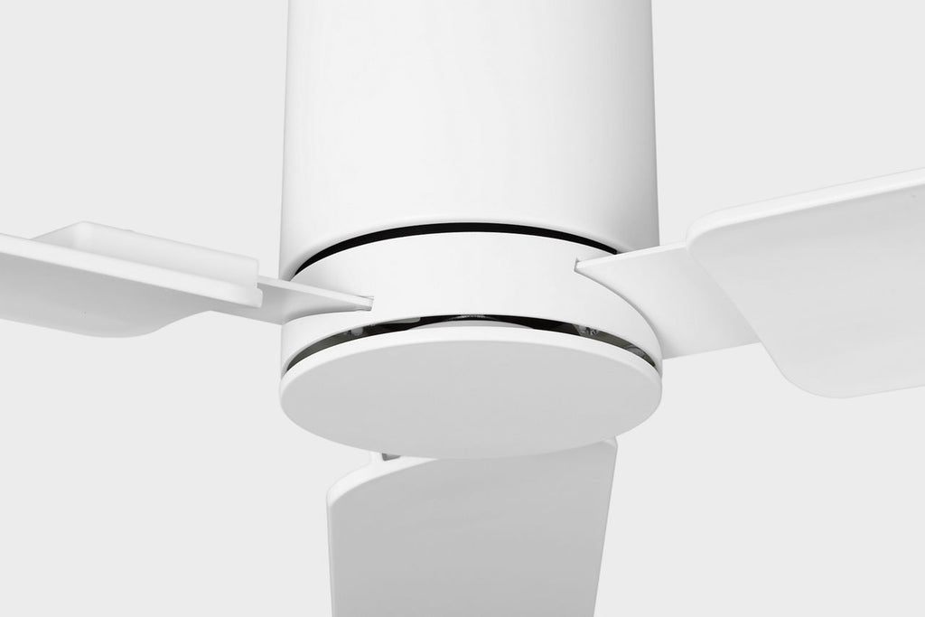 Cleancut 54 Ceiling Fan | Blades Matte White