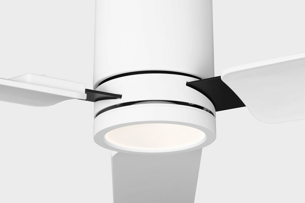 Cleancut 54 Ceiling Fan | Blades Matte White