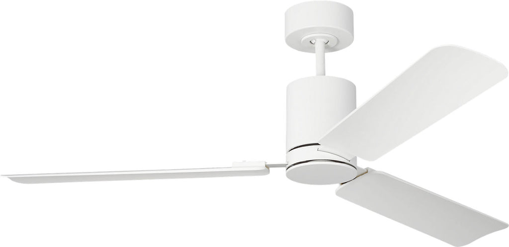 Cleancut 54 Ceiling Fan | Blades Matte White