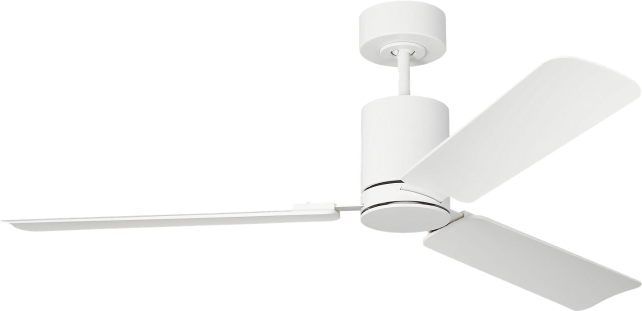 Cleancut 54 Ceiling Fan | Blades Matte White