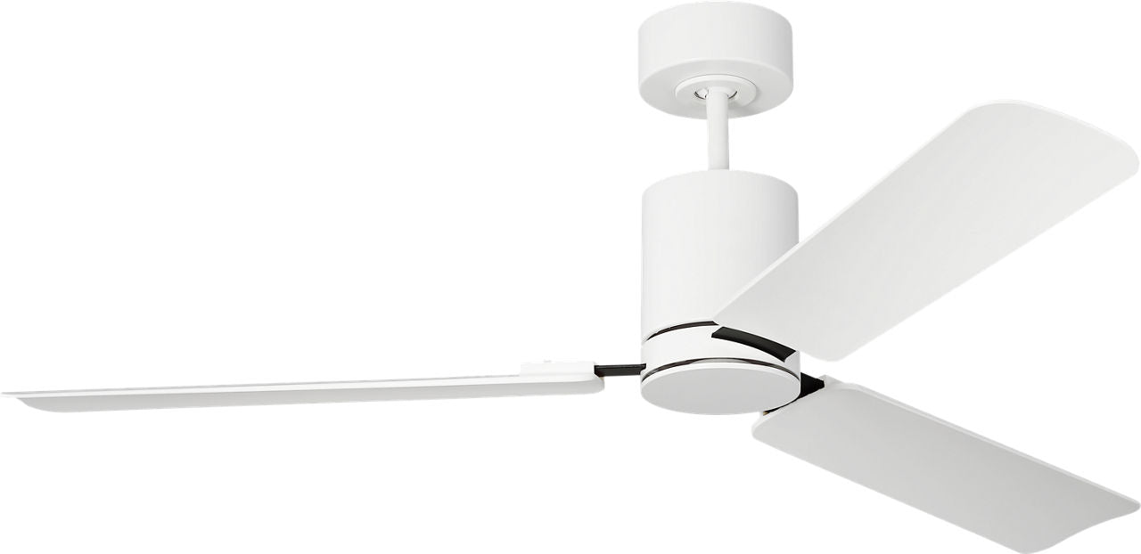 Cleancut 54 Ceiling Fan | Blades Matte White