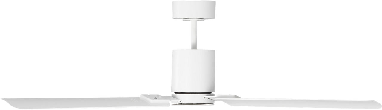 Cleancut 54 Ceiling Fan | Blades Matte White