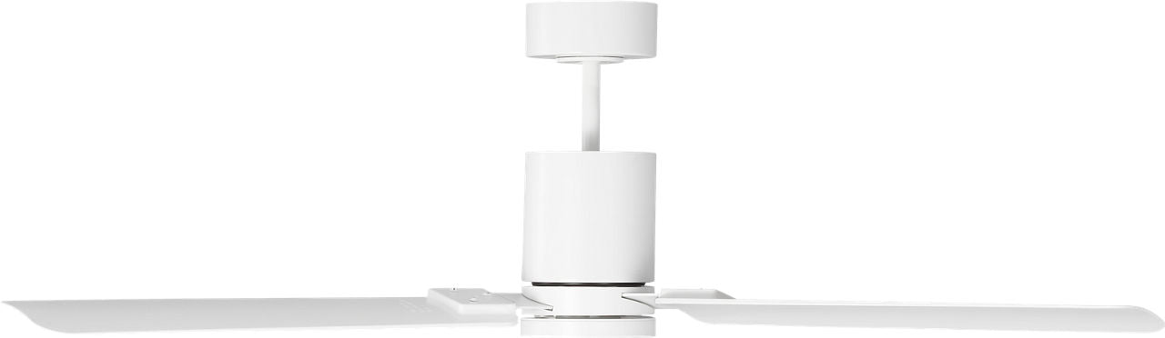 Cleancut 54 Ceiling Fan | Blades Matte White