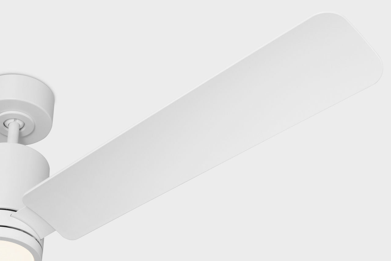 Cleancut 62 Ceiling Fan | Blades Matte White