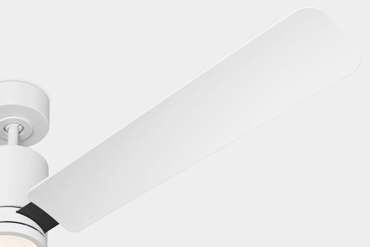 Cleancut 62 Ceiling Fan | Blades Matte White