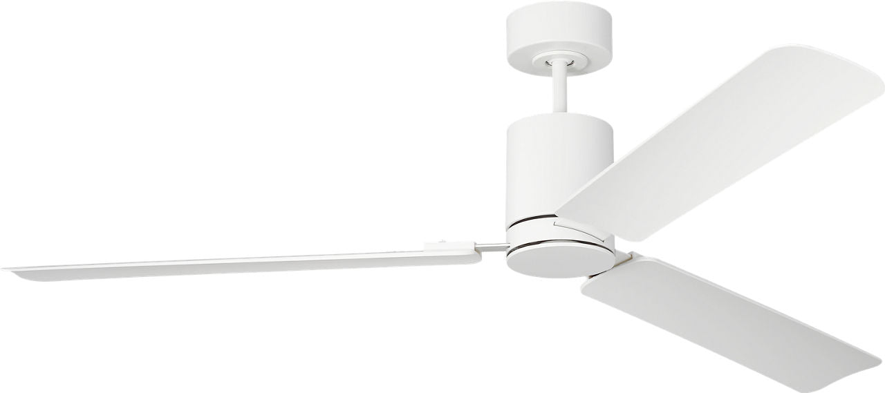 Cleancut 62 Ceiling Fan | Blades Matte White