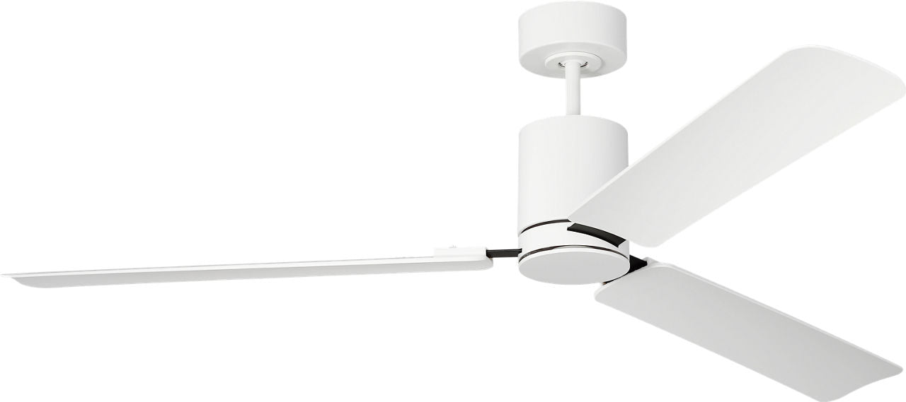 Cleancut 62 Ceiling Fan | Blades Matte White
