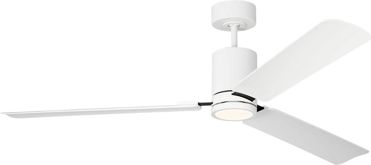 Cleancut 62 Ceiling Fan | Blades Matte White