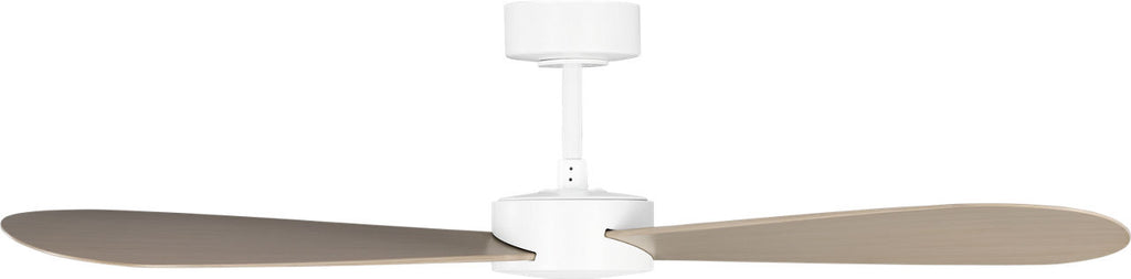 Paddle Smart 52 Ceiling Fan | White Cerused Oak Blades Matte White
