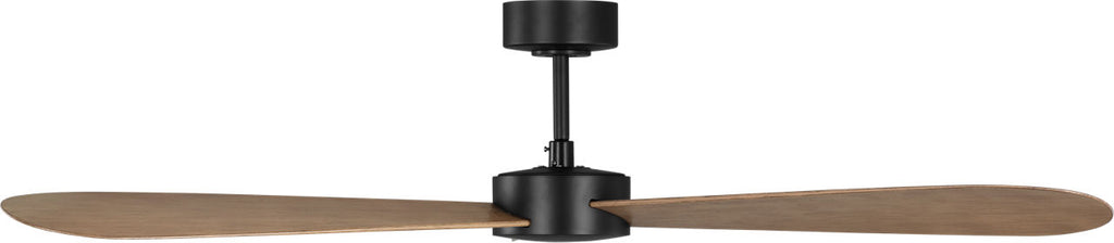 Paddle Smart 60 Ceiling Fan | Oak Blades Midnight Black