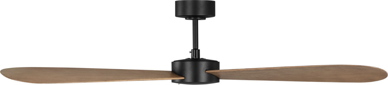 Paddle Smart 60 Ceiling Fan | Oak Blades Midnight Black
