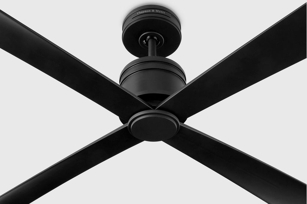 Launceton 72 Ceiling Fan | Matte Black | Matte Black Blades Midnight Black