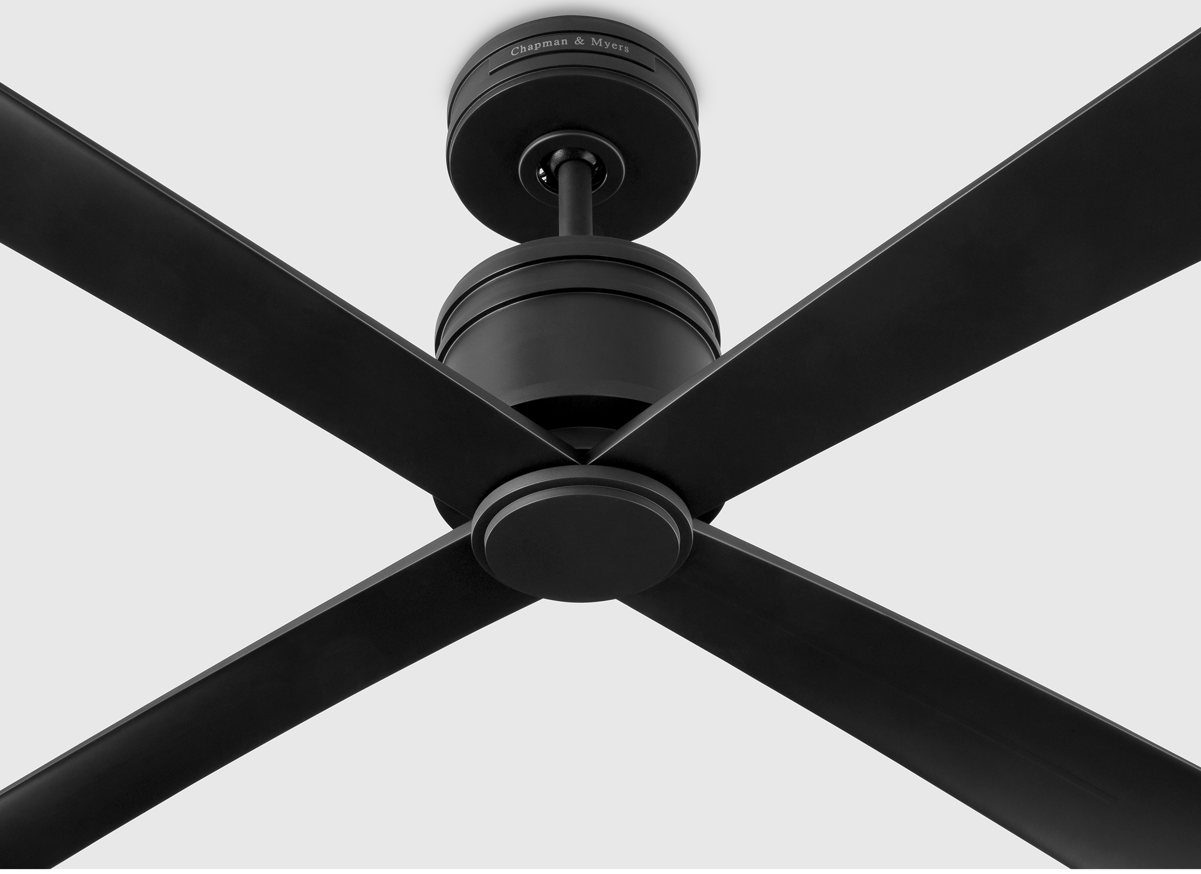 Launceton 72 Ceiling Fan | Matte Black | Matte Black Blades Midnight Black