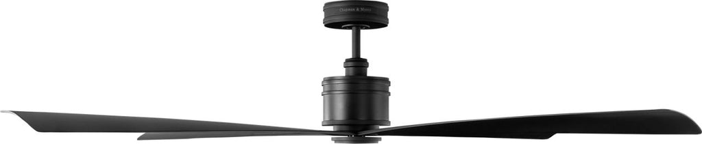 Launceton 72 Ceiling Fan | Matte Black | Matte Black Blades Midnight Black