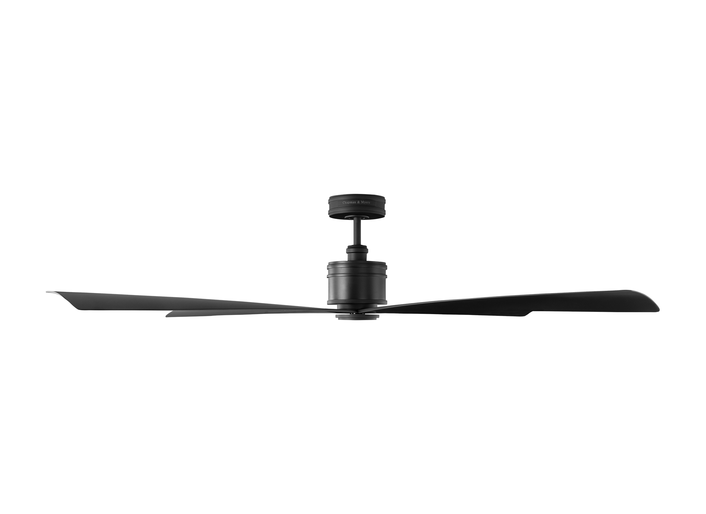 Launceton 72 Ceiling Fan | Matte Black | Matte Black Blades Midnight Black