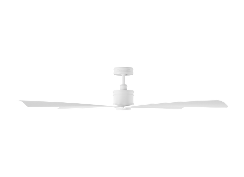 Launceton 72 Ceiling Fan | Blades Matte White