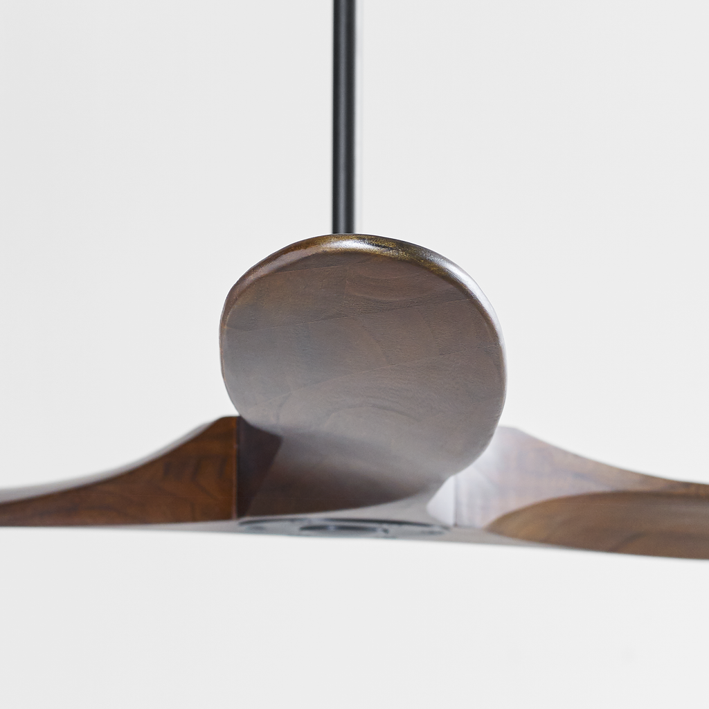 Maverick 70 Ceiling Fan | Dark Walnut Blades Matte Black