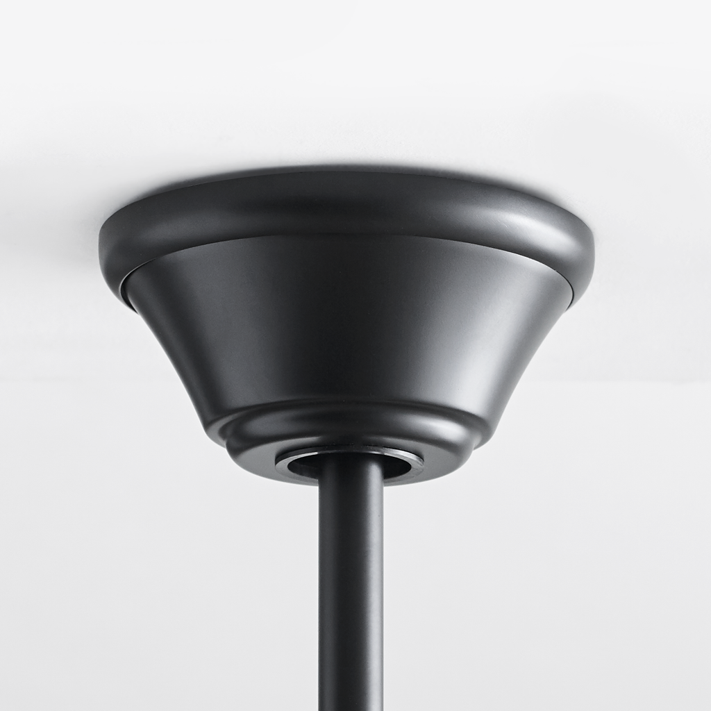Maverick 70 Ceiling Fan | Dark Walnut Blades Matte Black