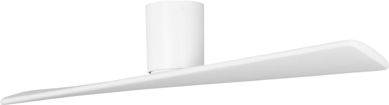 Plank Smart 52 Hugger Ceiling Fan | Blades Matte White