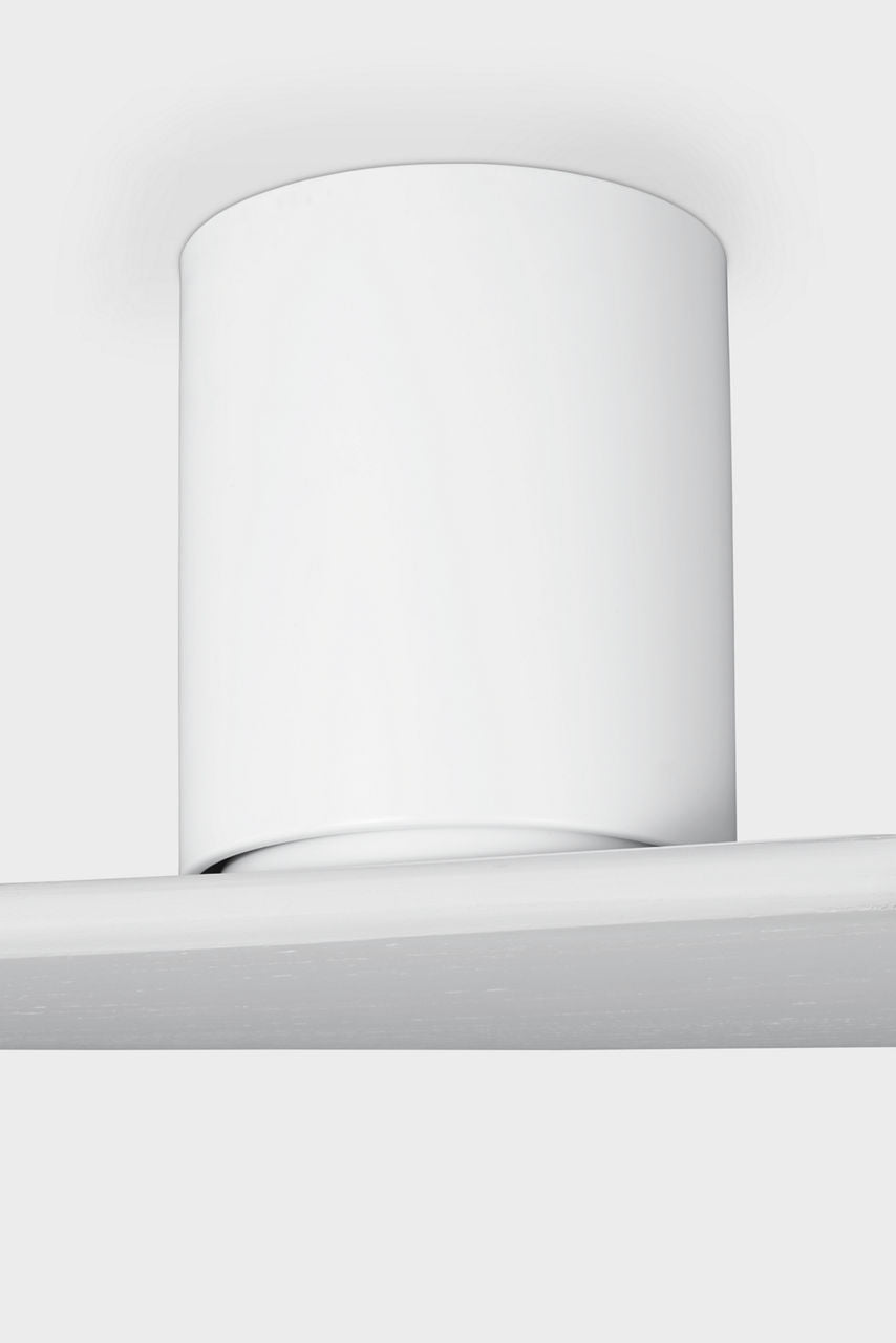 Plank Smart 72 Hugger Ceiling Fan | Blades Matte White