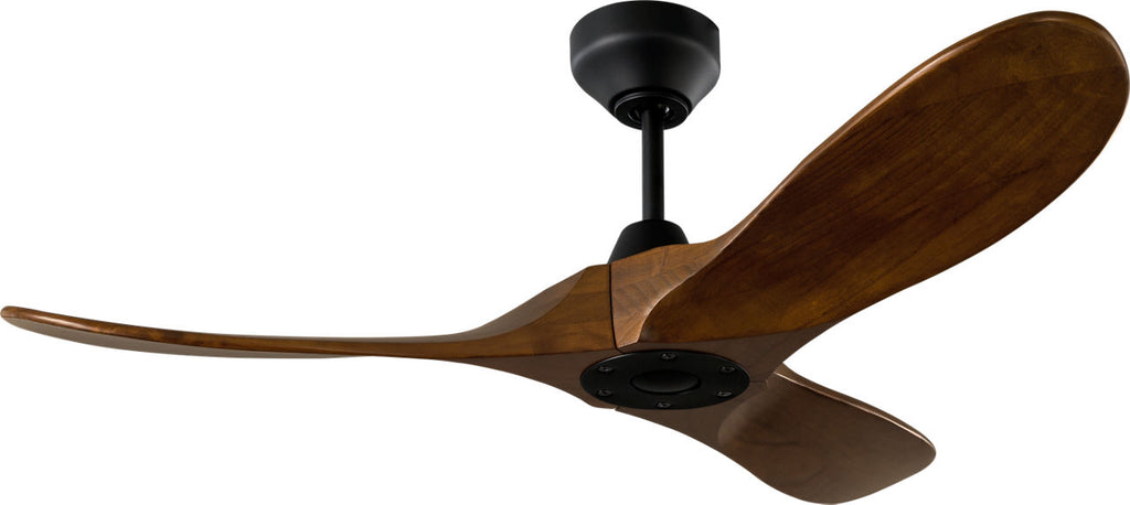 Maverick Smart 44 Ceiling Fan | Midnight Black | Dark Walnut Blades