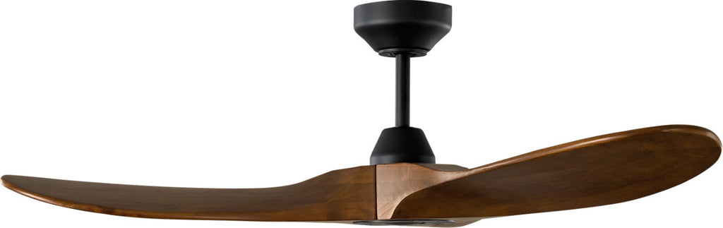 Maverick Smart 44 Ceiling Fan | Midnight Black | Dark Walnut Blades