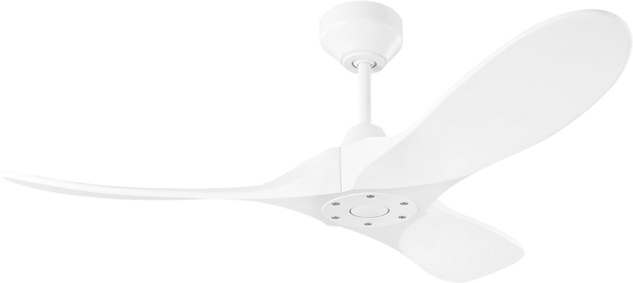 Maverick Smart 44 Ceiling Fan | MatteWhite Blades Matte White