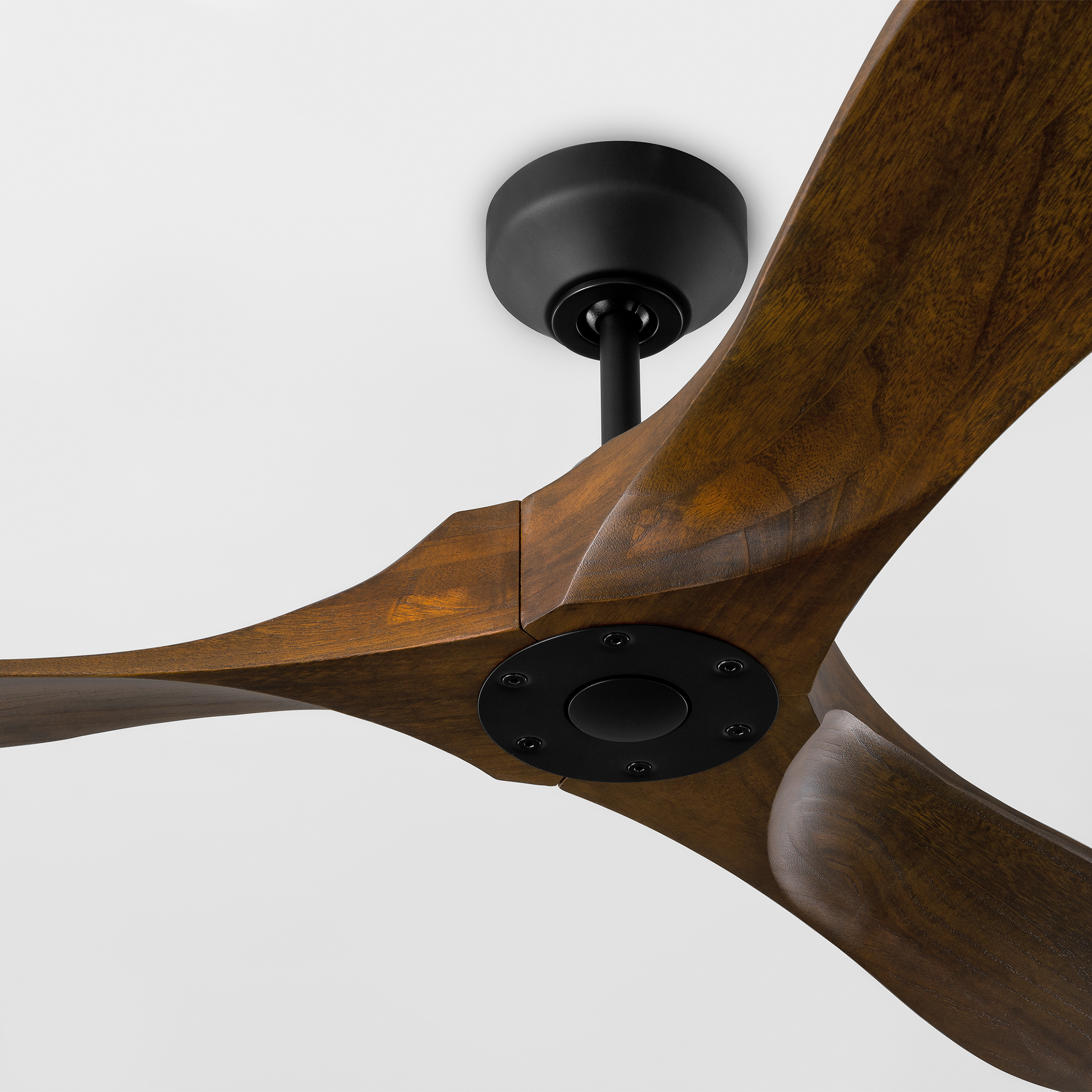 Maverick Smart 52 Ceiling Fan | Matte Black | Dark Walnut Blades Midnight Black