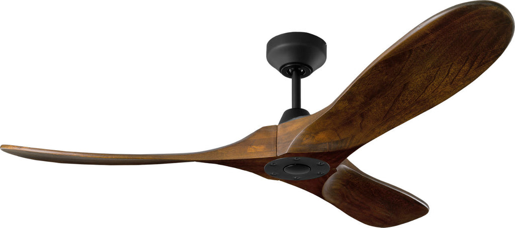 Maverick Smart 52 Ceiling Fan | Matte Black | Dark Walnut Blades Midnight Black