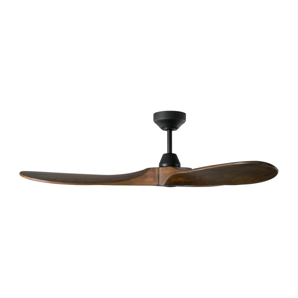 Maverick Smart 52 Ceiling Fan | Matte Black | Dark Walnut Blades Midnight Black