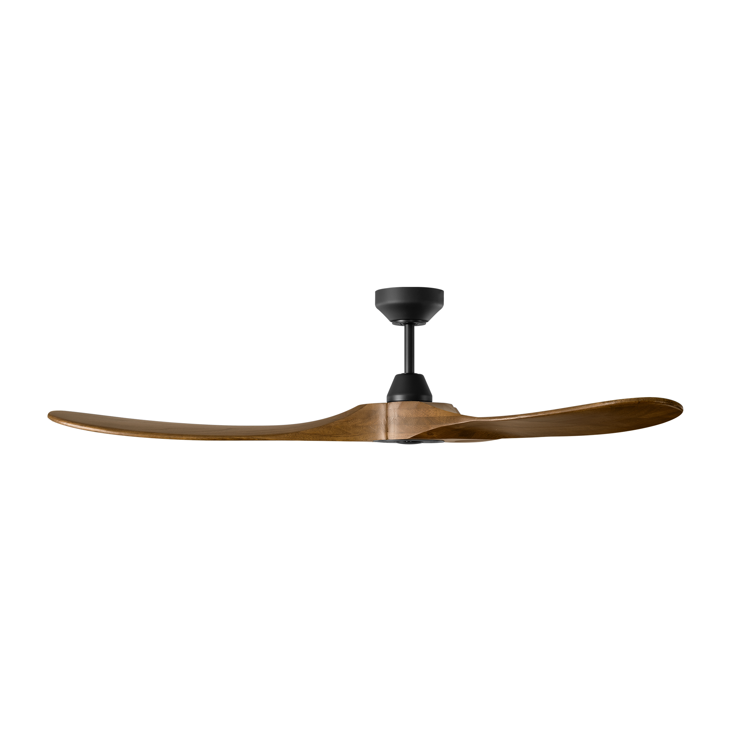 Maverick Smart 60 Ceiling Fan | Midnight Black | Dark Walnut Blades