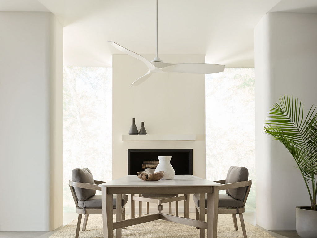 Collins Coastal Smart 60 Ceiling Fan | Blades Matte White