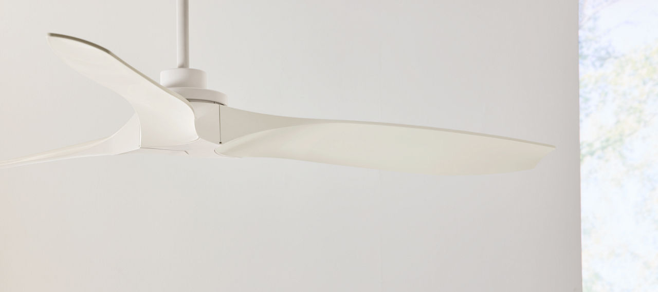 Collins Coastal Smart 60 Ceiling Fan | Blades Matte White
