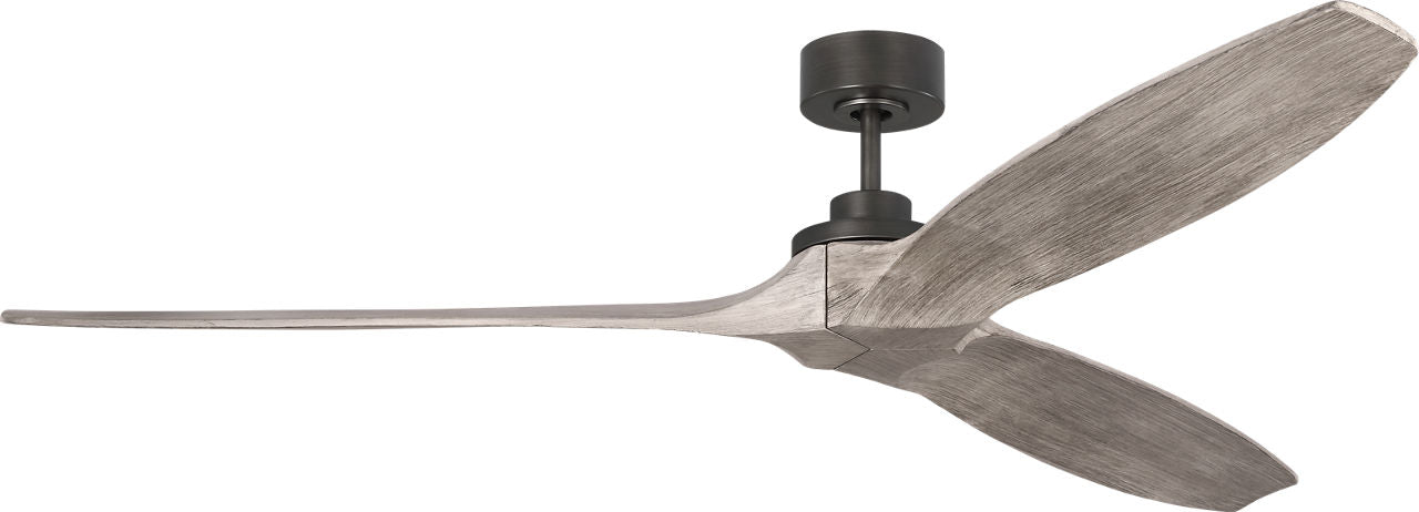 Collins Smart 70 Ceiling Fan | Aged Pewter | Light Grey Weathered Oak Blades