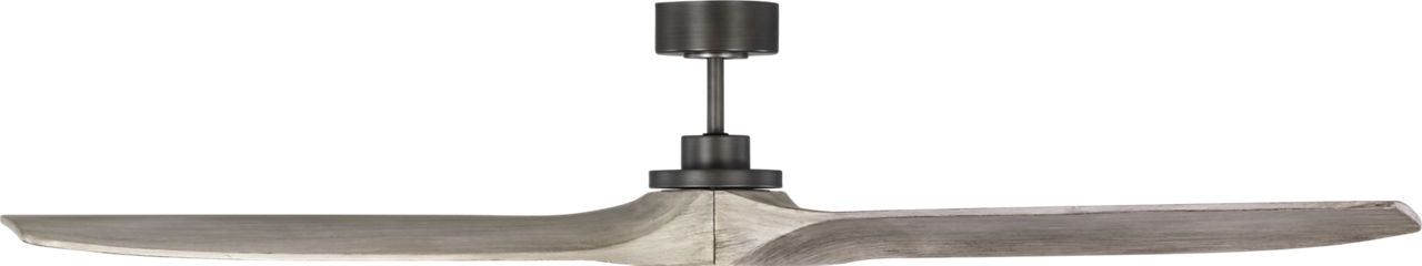 Collins Smart 70 Ceiling Fan | Aged Pewter | Light Grey Weathered Oak Blades