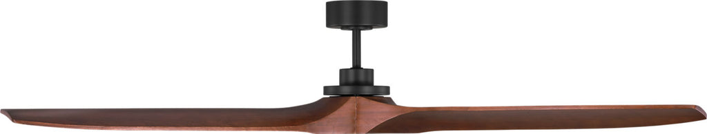 Collins Smart 70 Ceiling Fan | Midnight Black | Dark Walnut Blades