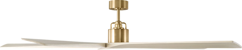 Aspen 70 Ceiling Fan | Burnished Brass | Washed White Oak Blades