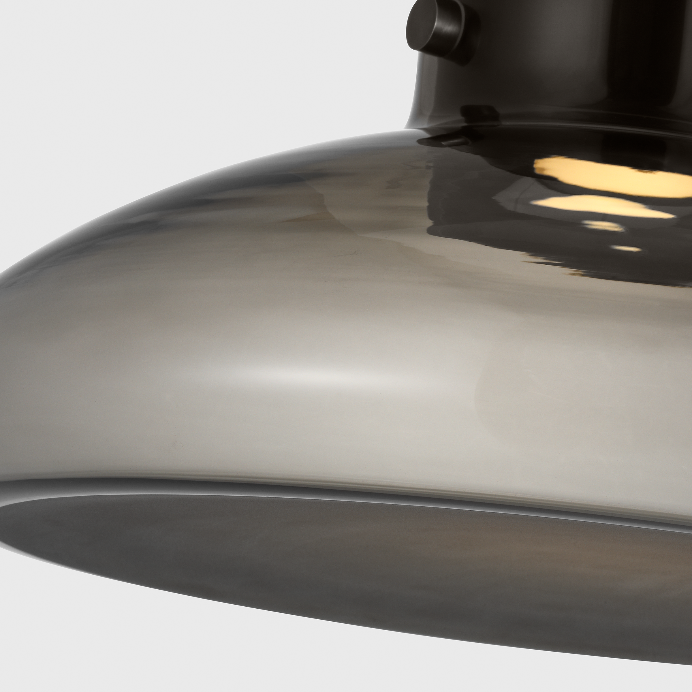 Morgan 18 Flush Mount burnished Bronze | smoke glass 2700K-1800K 90 CRI