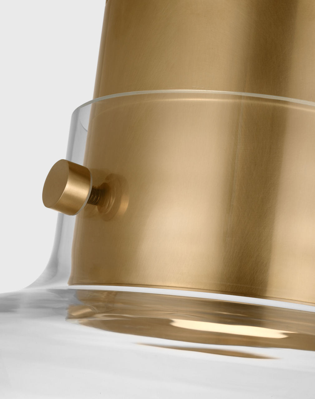 Morgan 18 Flush Mount hand-rubbed antique brass | clear glass 2700K-1800K 90 CRI