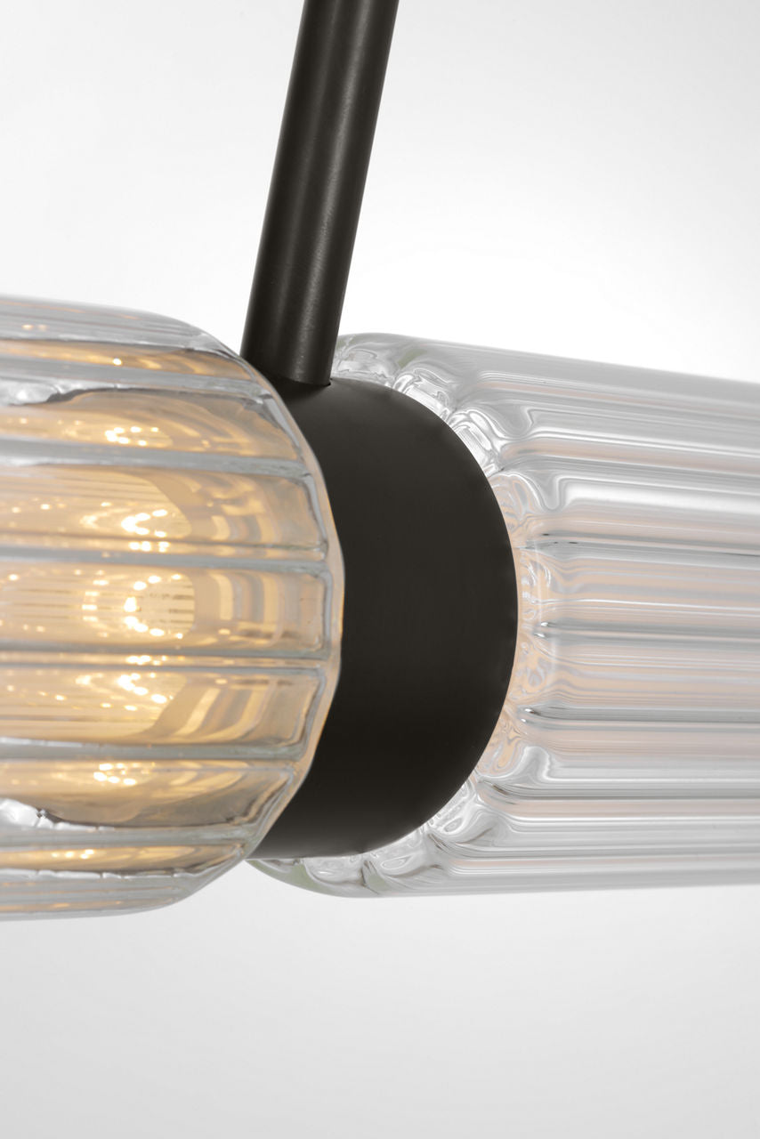 Langston X-Large Linear Chandelier Plated Dark Bronze 2700K 90 CRI 120V