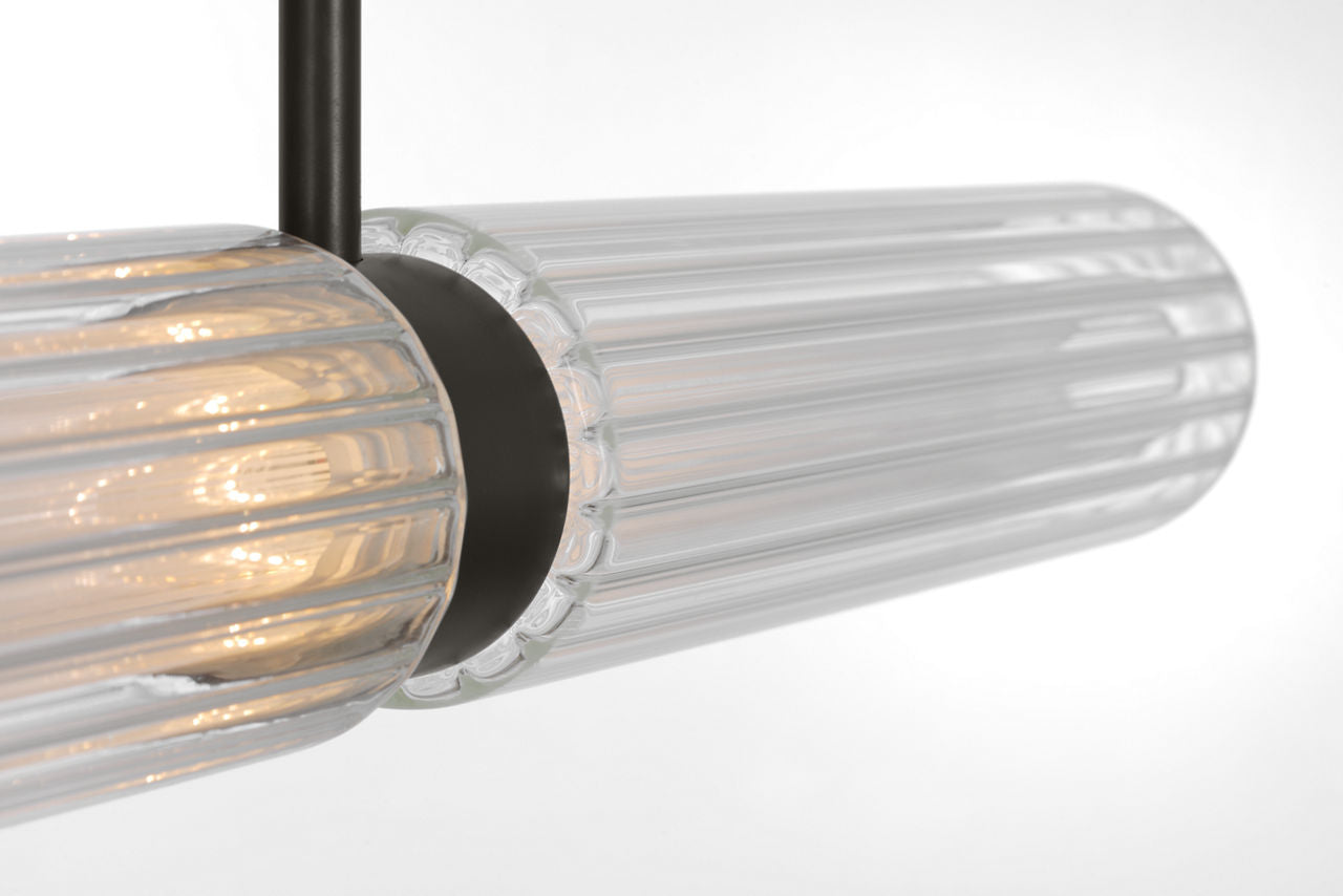 Langston X-Large Linear Chandelier Plated Dark Bronze 2700K 90 CRI 120V
