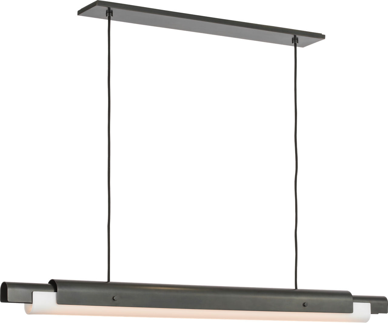 Ambrose 54 Linear Chandelier Bronze 2700K-1800K 90 CRI