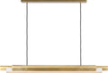 Ambrose 54 Linear Chandelier hand rubbed antique brass 2700K-1800K 90 CRI